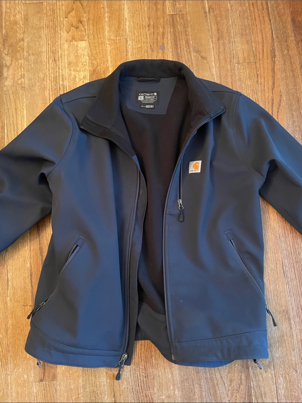 Carhartt Navy Blue Softshell Performance Jacket